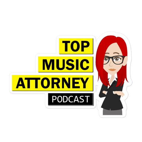 Top Music Attorney Podcast (MK) Sticker