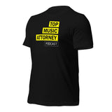 Top Music Attorney Podcast Logo Shirt