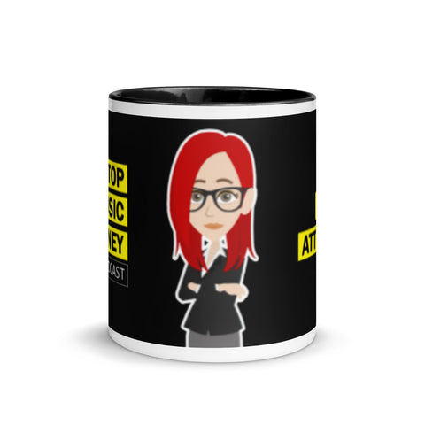 Top Music Attorney Podcast Mug (MK Cartoon)