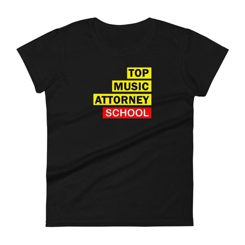 (Women's Fit) Top Music Attorney School Tee